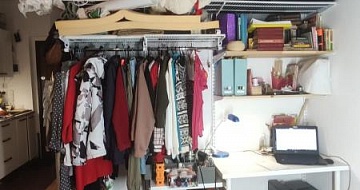 Гардеробная в студии